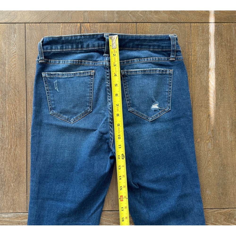 SOHO New York & Company Boyfriend Jeans Womens Size 8 Distressed Blue Denim - Picture 10 of 10